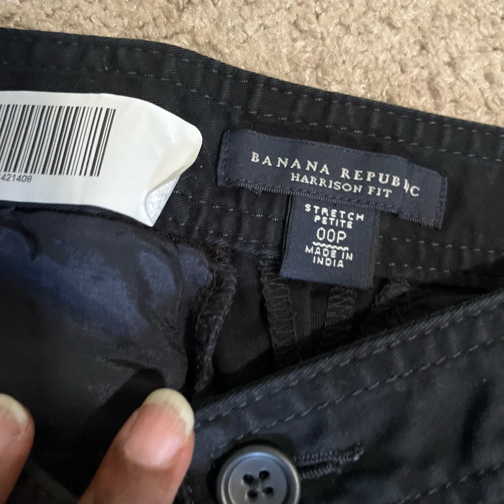 EUC Banana Republic Harrison Fit Black Pants Women's Size 00P - Picture 4 of 6